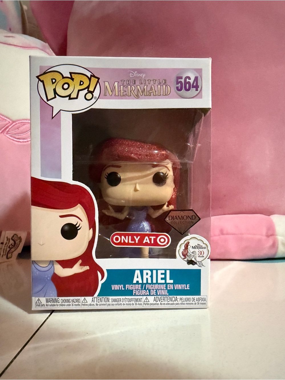Funko Ariel #564 Target Exclusive - Diamond Collection 30th Anniversary